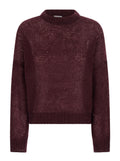 Maroon Mock Collar Sweater 1