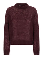 Maroon Mock Collar Sweater 1