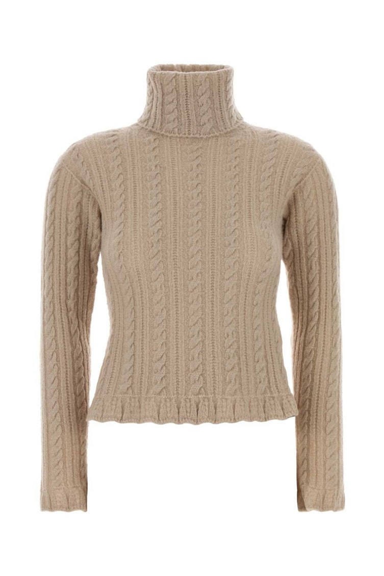 Beige Turtle Neck Sweater 1