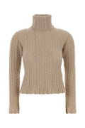 Beige Turtle Neck Sweater 1