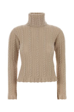 Beige Turtle Neck Sweater 1