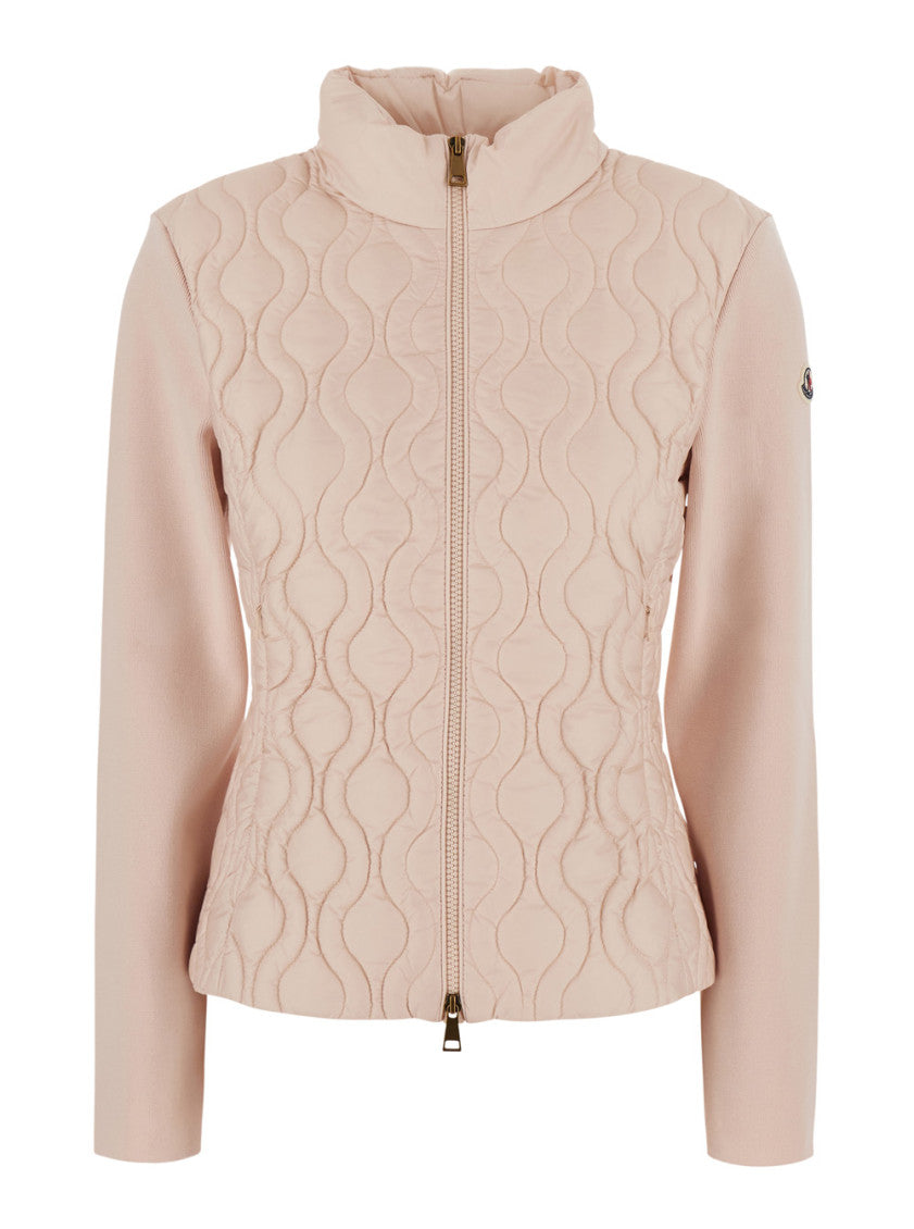 Pink Mock Collar Jacket 1
