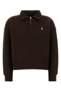 Brown Shirt Collar Sweater 1