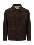 Dark Brown Button-Up Jacket 1
