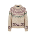 Multicolor Mock Collar Sweater 1