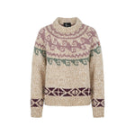 Multicolor Mock Collar Sweater 1