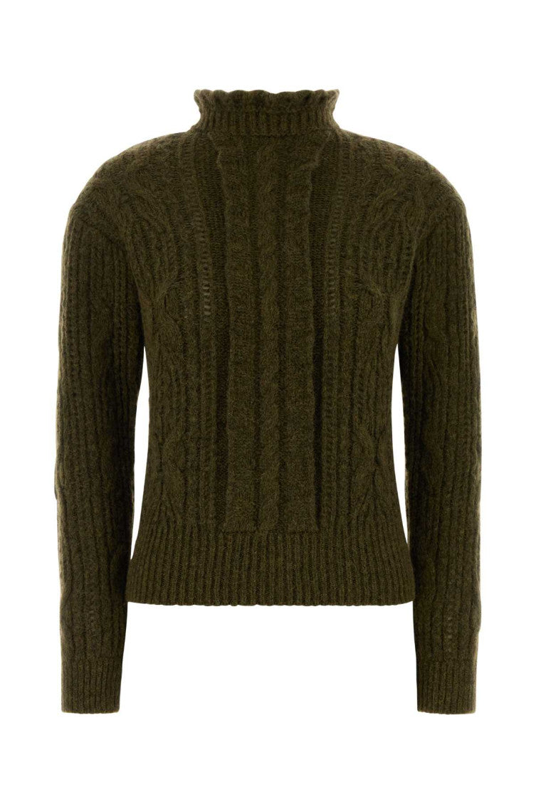 Green Turtle Neck Sweater 1