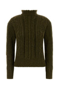 Green Turtle Neck Sweater 1