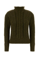 Green Turtle Neck Sweater 1