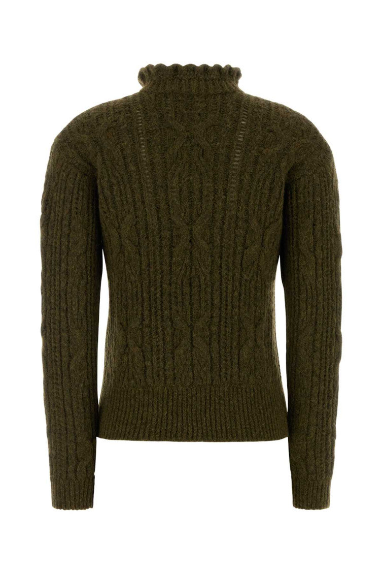 Green Turtle Neck Sweater 2