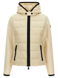 Beige Solid Hood Sweater 1