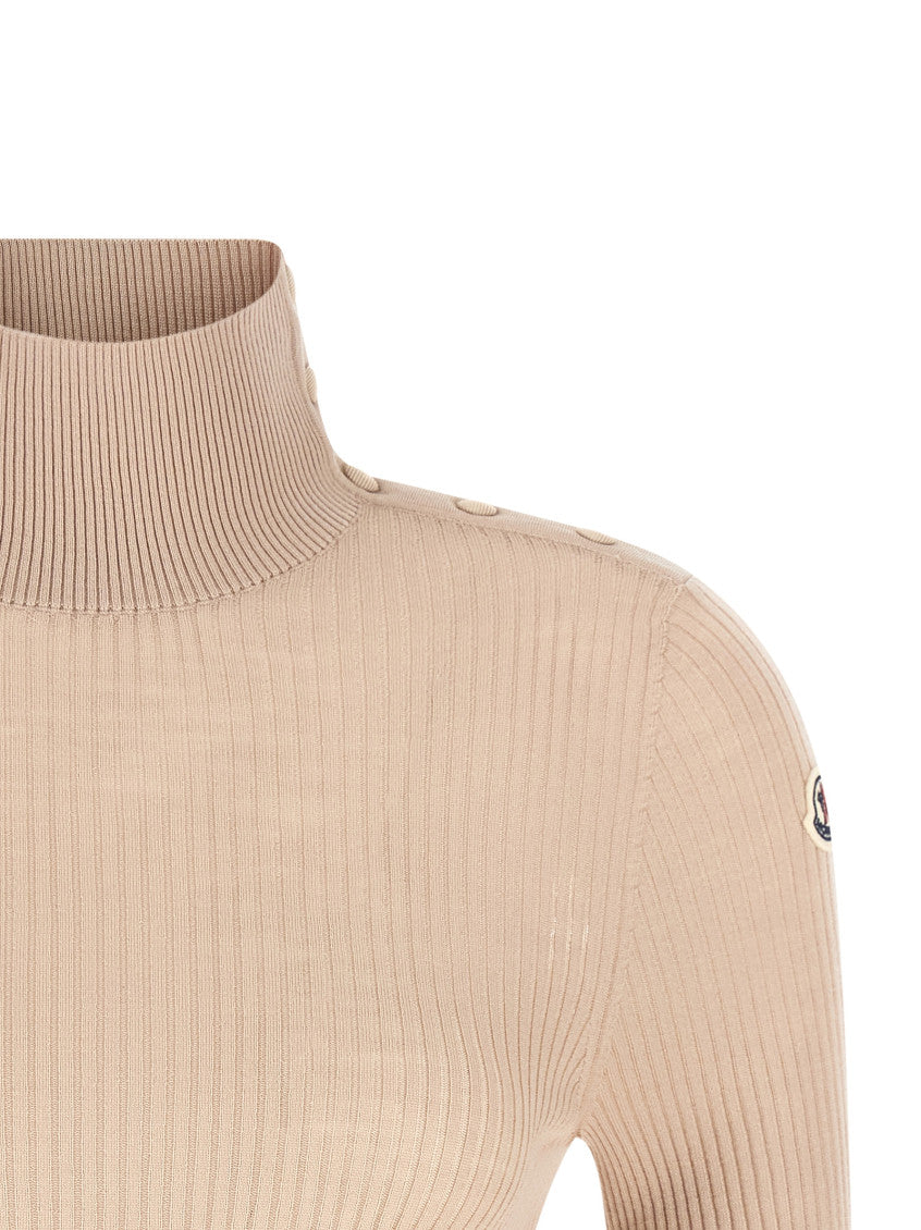 Beige Turtle Neck Sweater 3