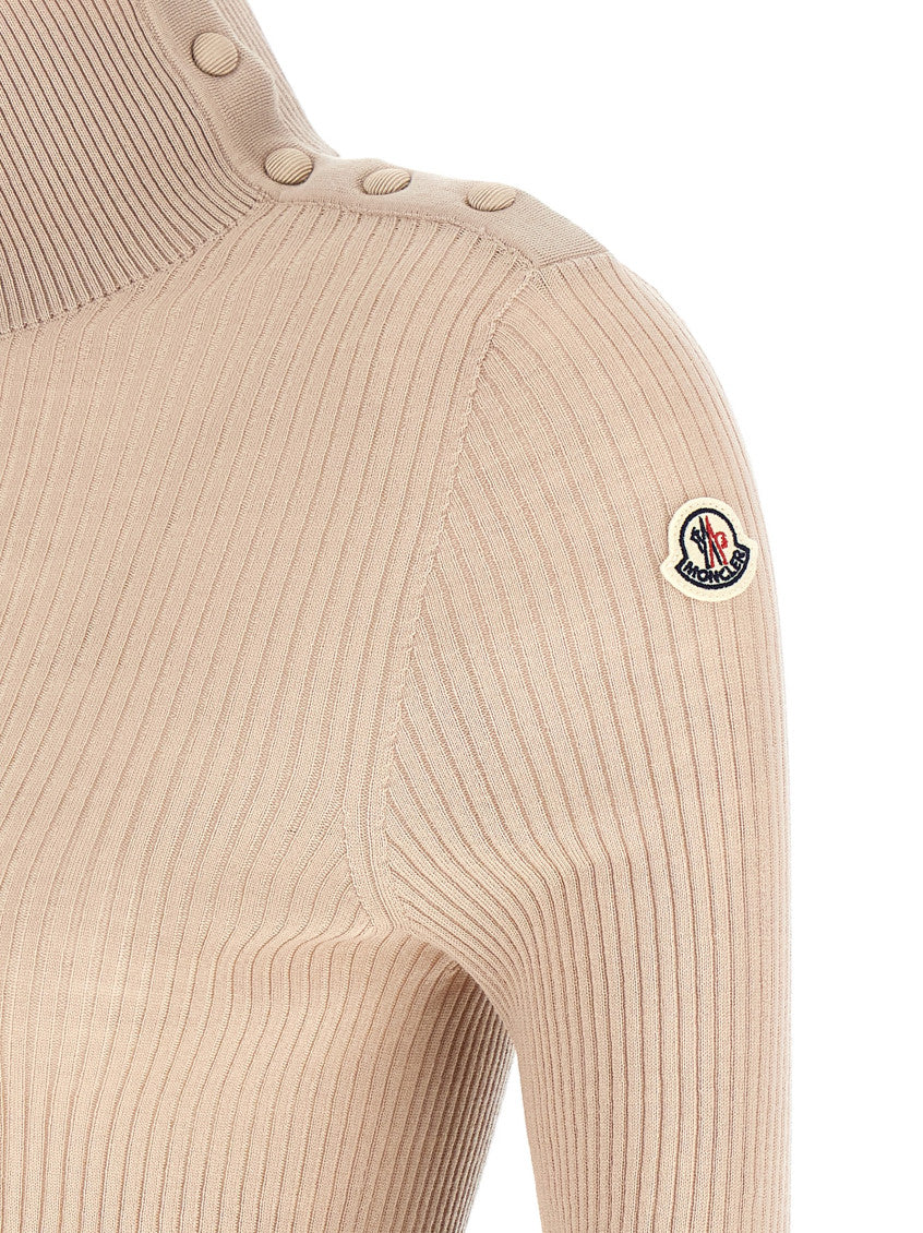 Beige Turtle Neck Sweater 4
