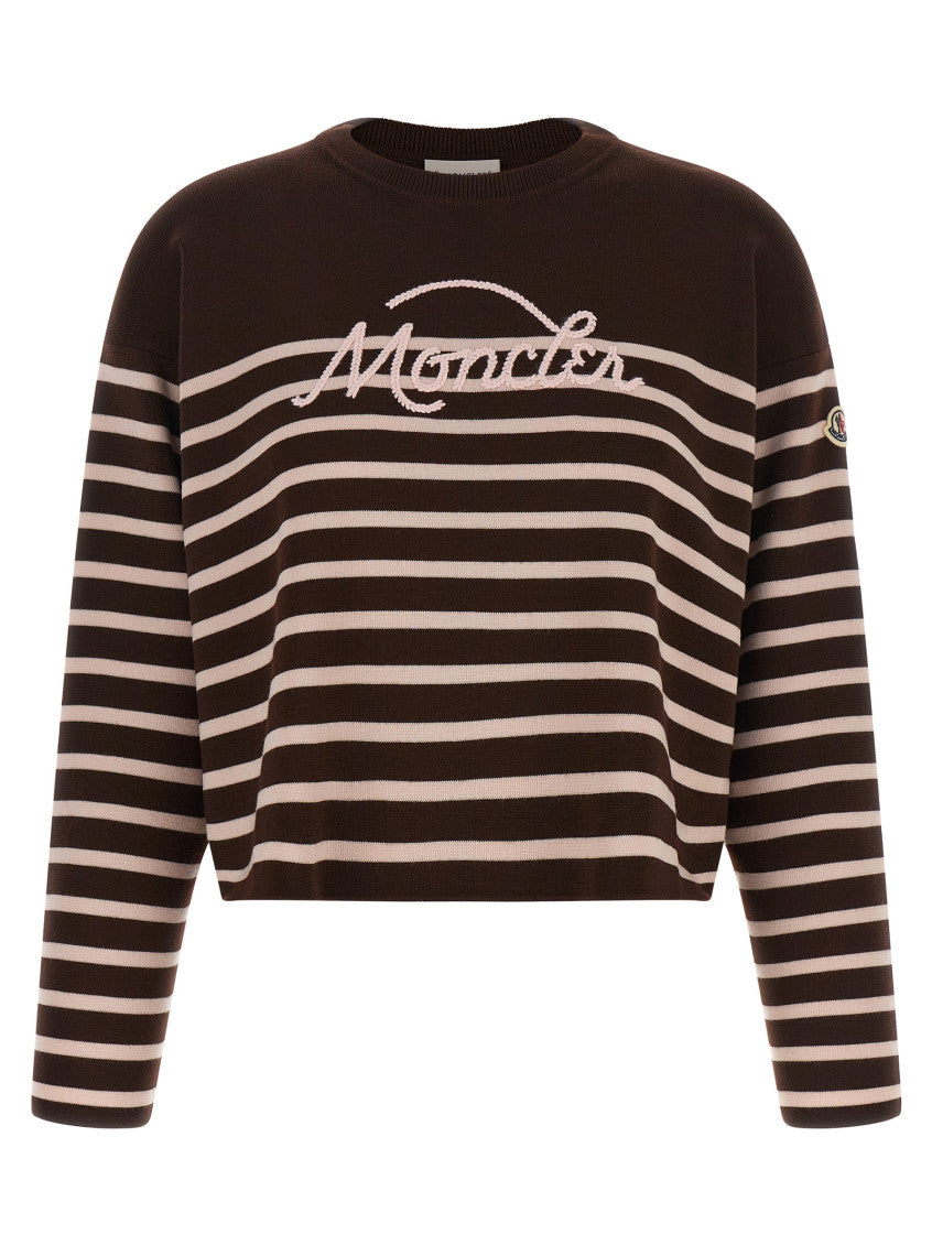 Brown Crew Neck Sweater 1