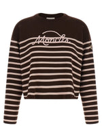Brown Crew Neck Sweater 1