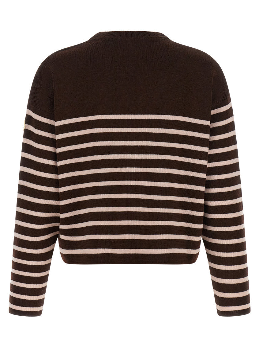 Brown Crew Neck Sweater 2