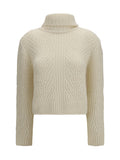 Beige Turtle Neck Sweater 1
