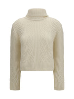 Beige Turtle Neck Sweater 1
