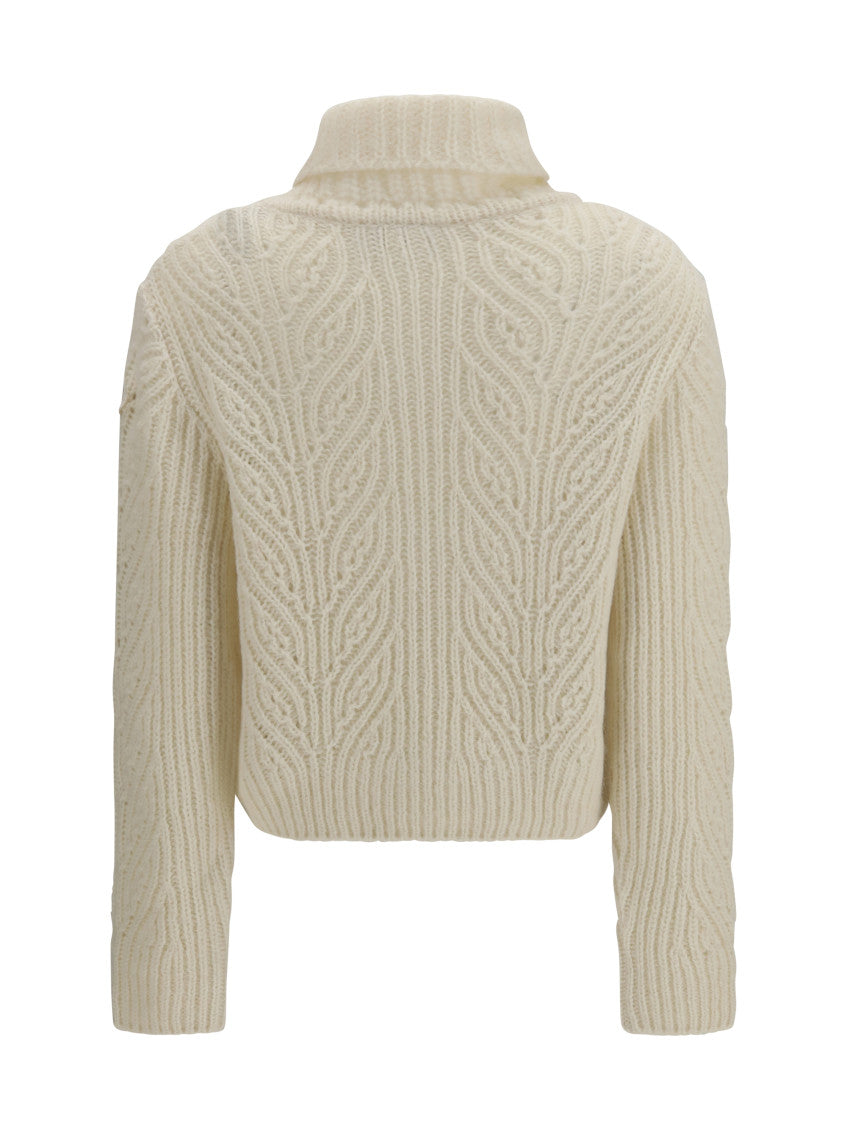 Beige Turtle Neck Sweater 2