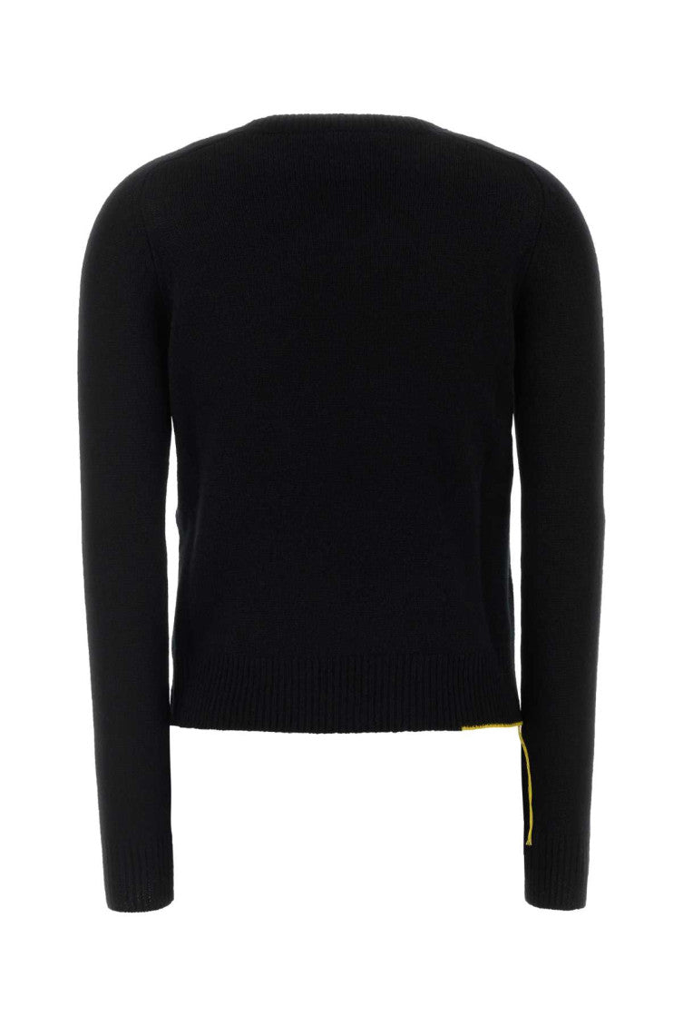 Black Round Neck Sweater 2