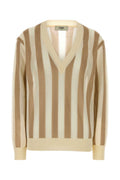Multicolor V Neck Sweater 1