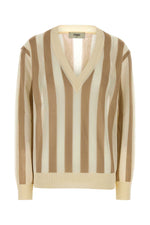 Multicolor V Neck Sweater 1