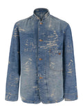 Blue Band Collar Blazer 1