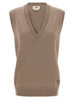 Beige V Neck Jacket 1