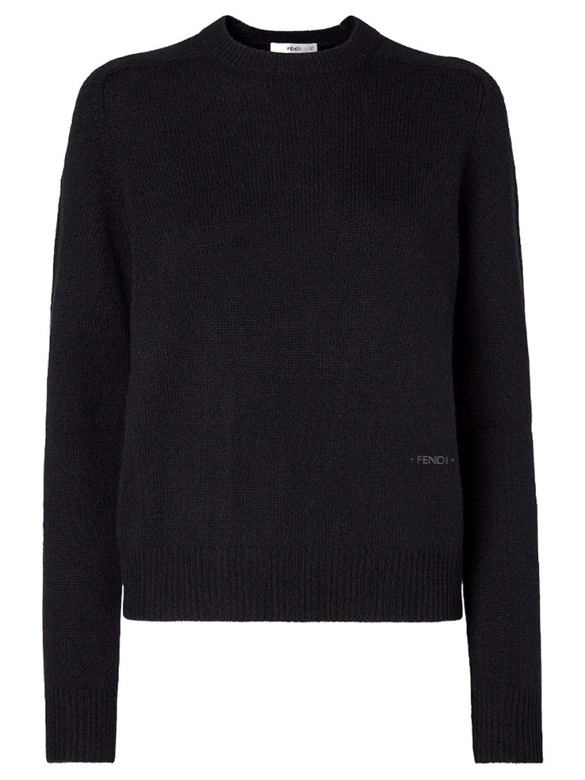Black Crew Neck Sweater 1