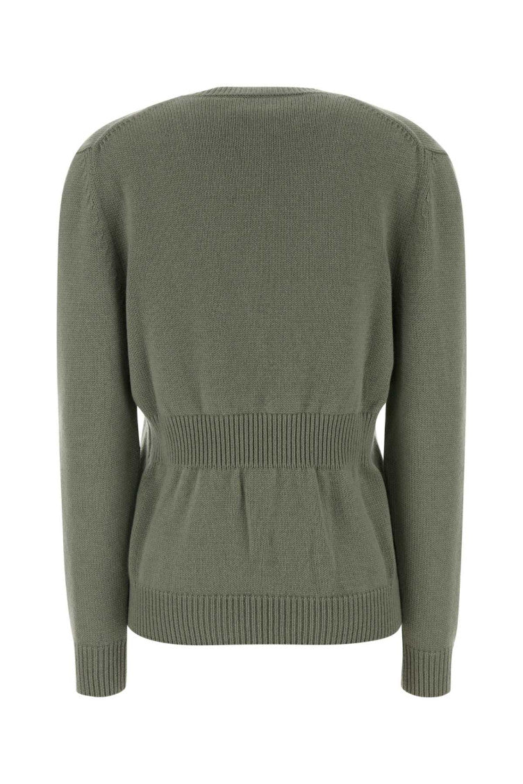 Grey V Neck Sweater 2