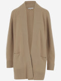Brown Wool Open-front Cardigan 1