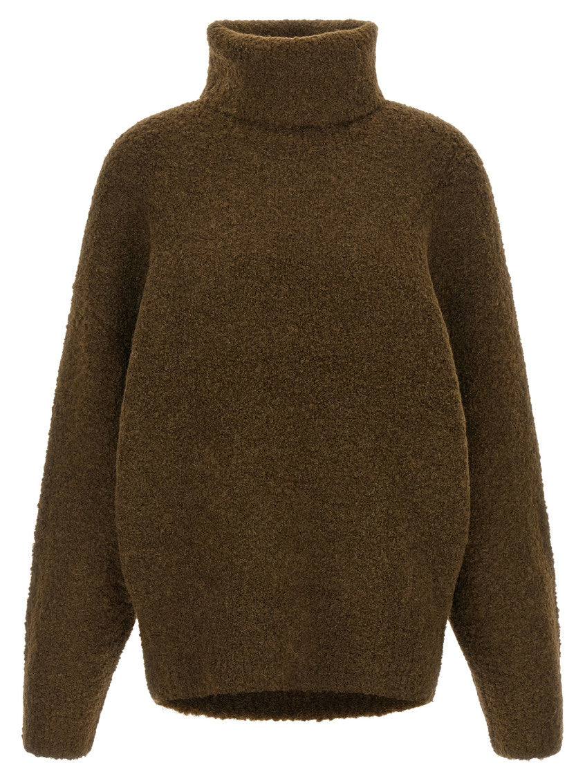 Brown Turtle Neck Sweater 1