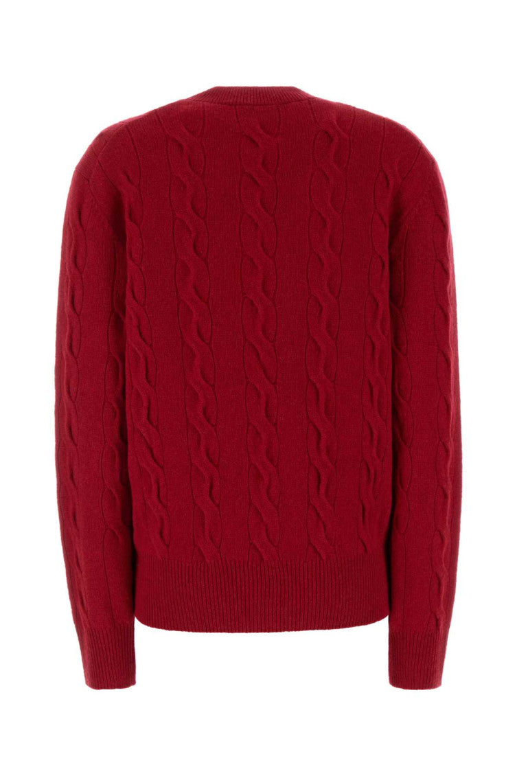 Red Crew Neck Sweater 2