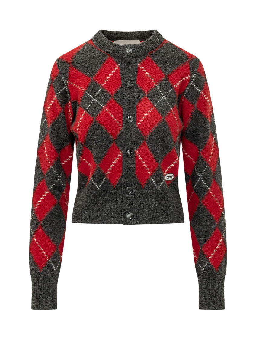 Multicolor Crew Neck Cardigan 1