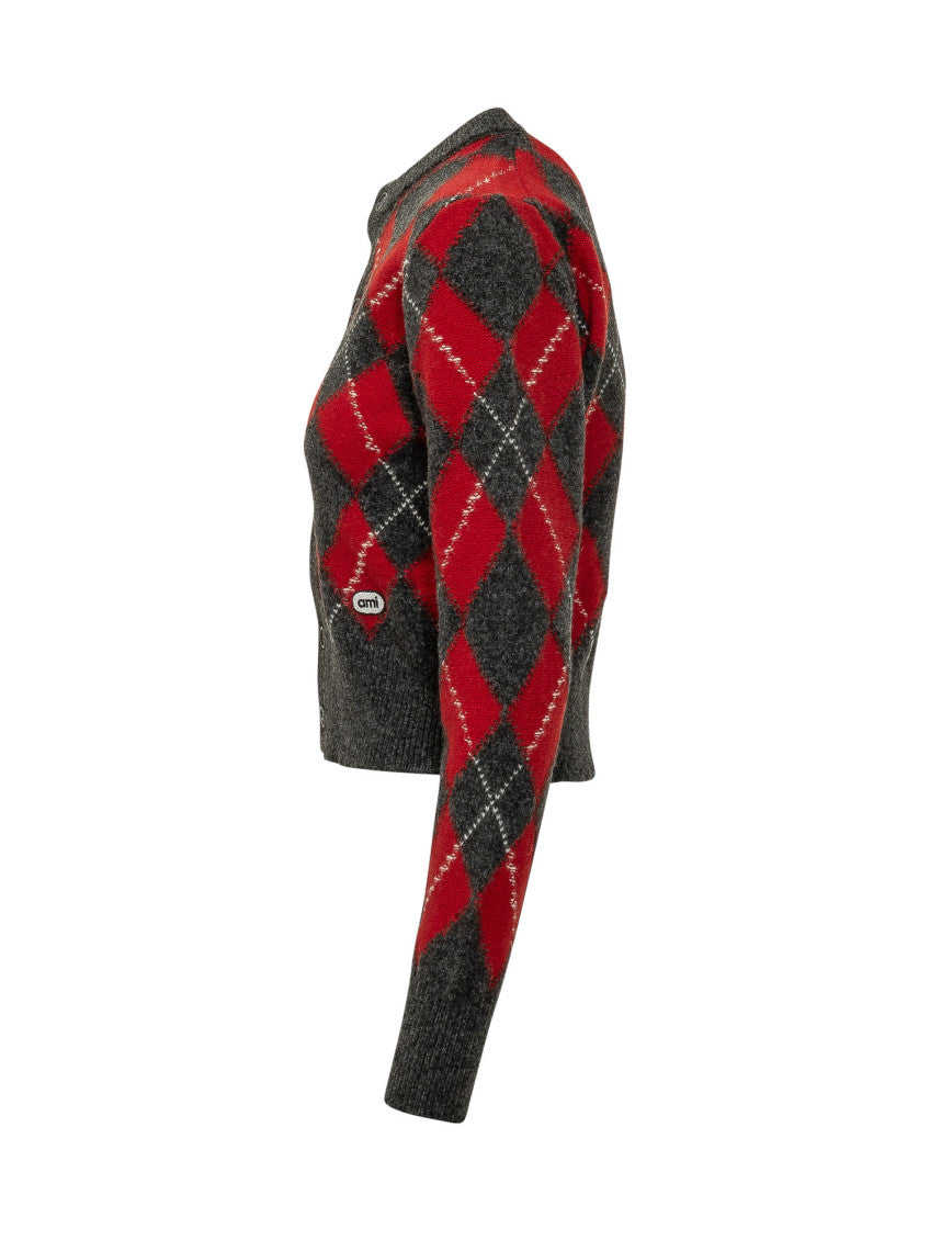 Multicolor Crew Neck Cardigan 3
