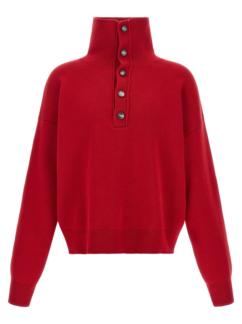 Red Turtle Neck Sweater 1