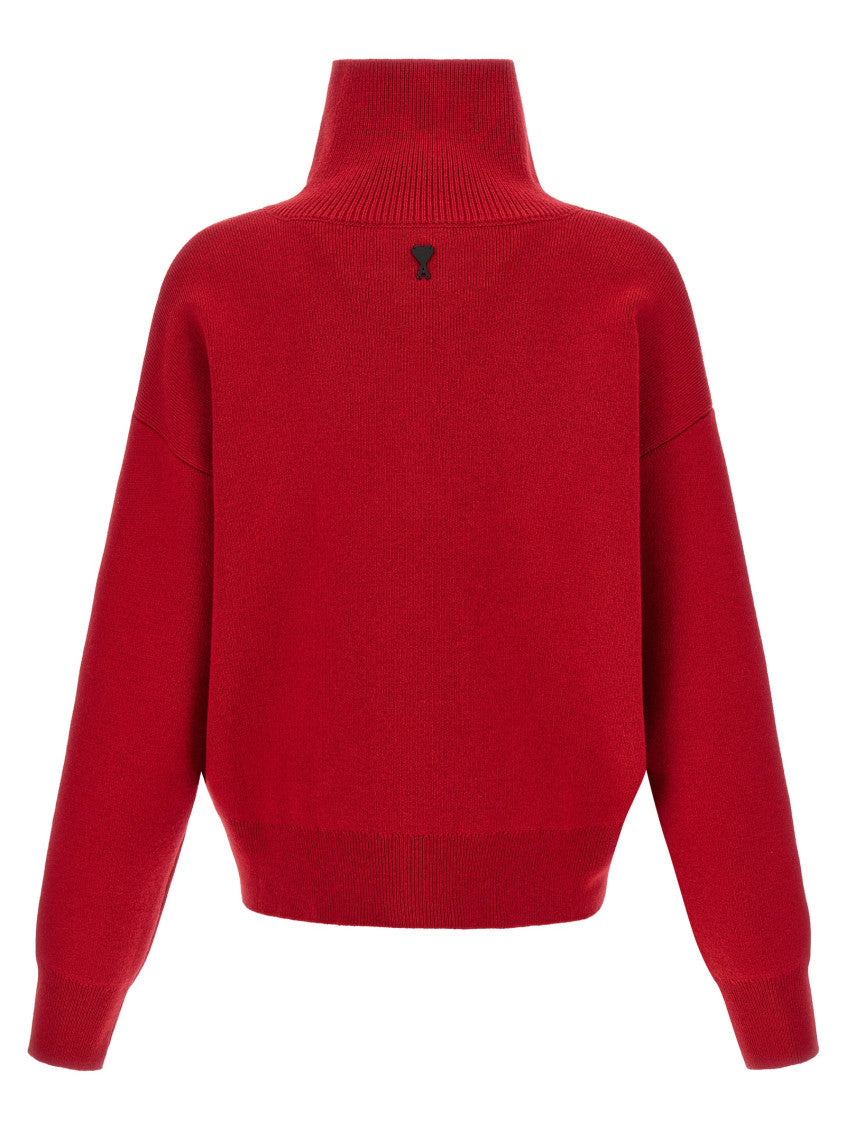 Red Turtle Neck Sweater 2