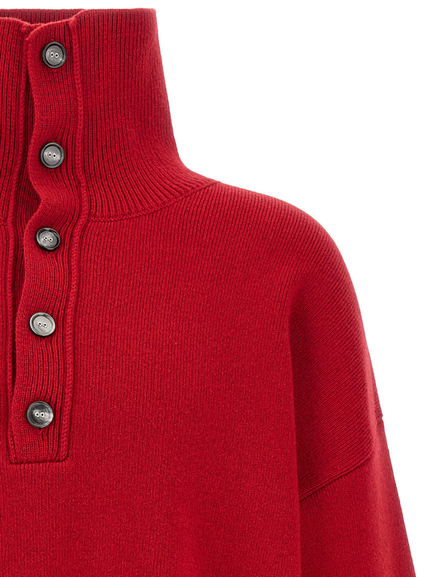 Red Turtle Neck Sweater 3