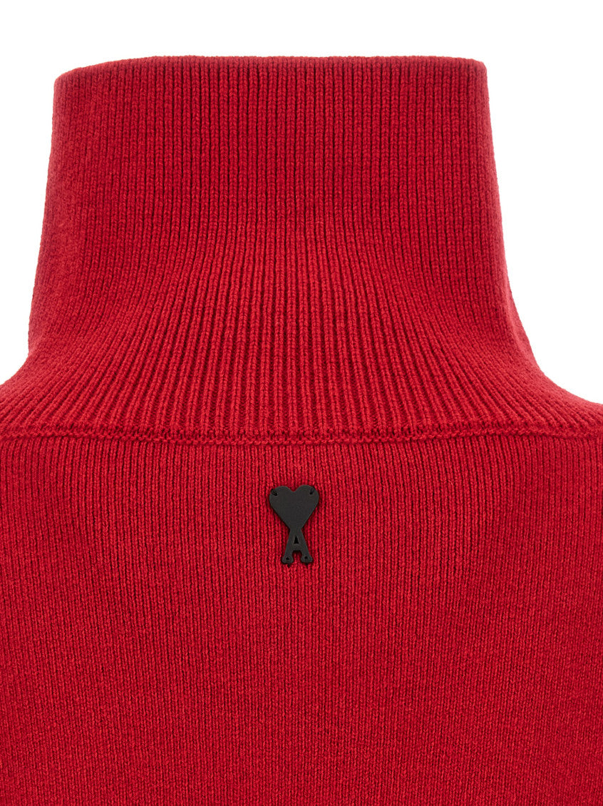 Red Turtle Neck Sweater 4