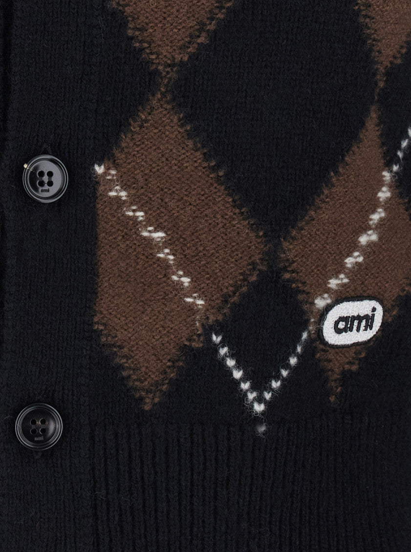 Multicolor Crew Neck Cardigan 3