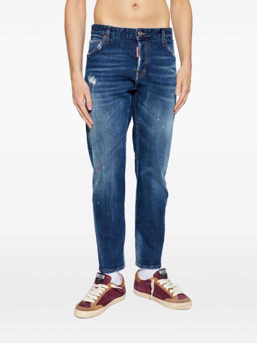 Blue Distressed Jeans 2