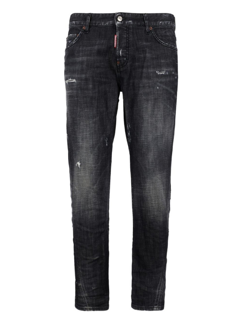 Black Slim Twist Jeans 1
