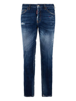 Blue Distressed Jeans 1