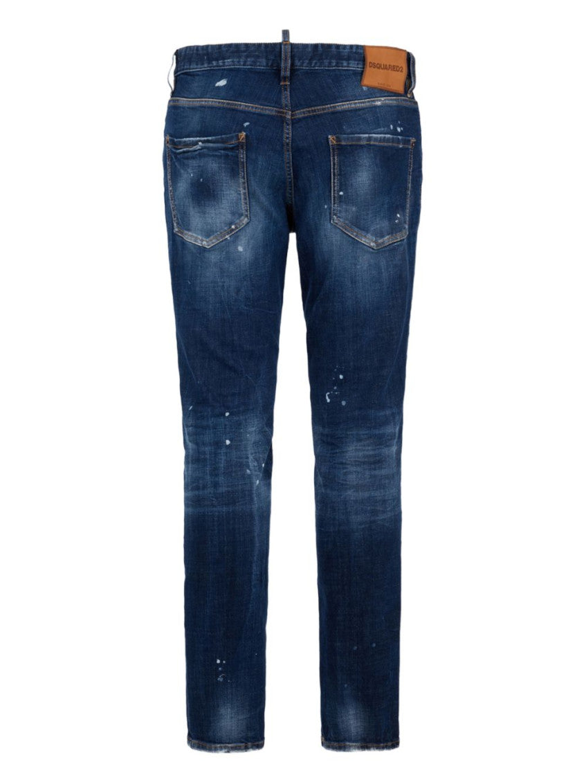Blue Distressed Jeans 2