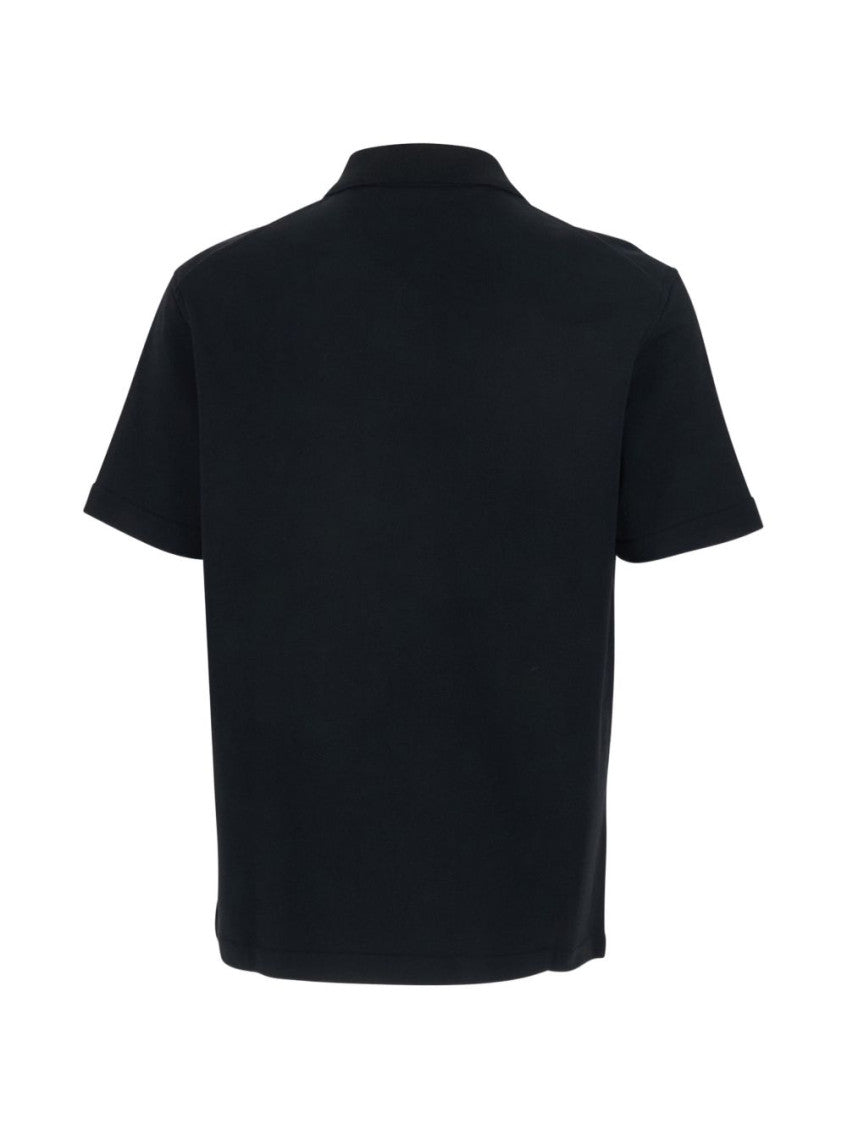 Black Zipped Polo 6