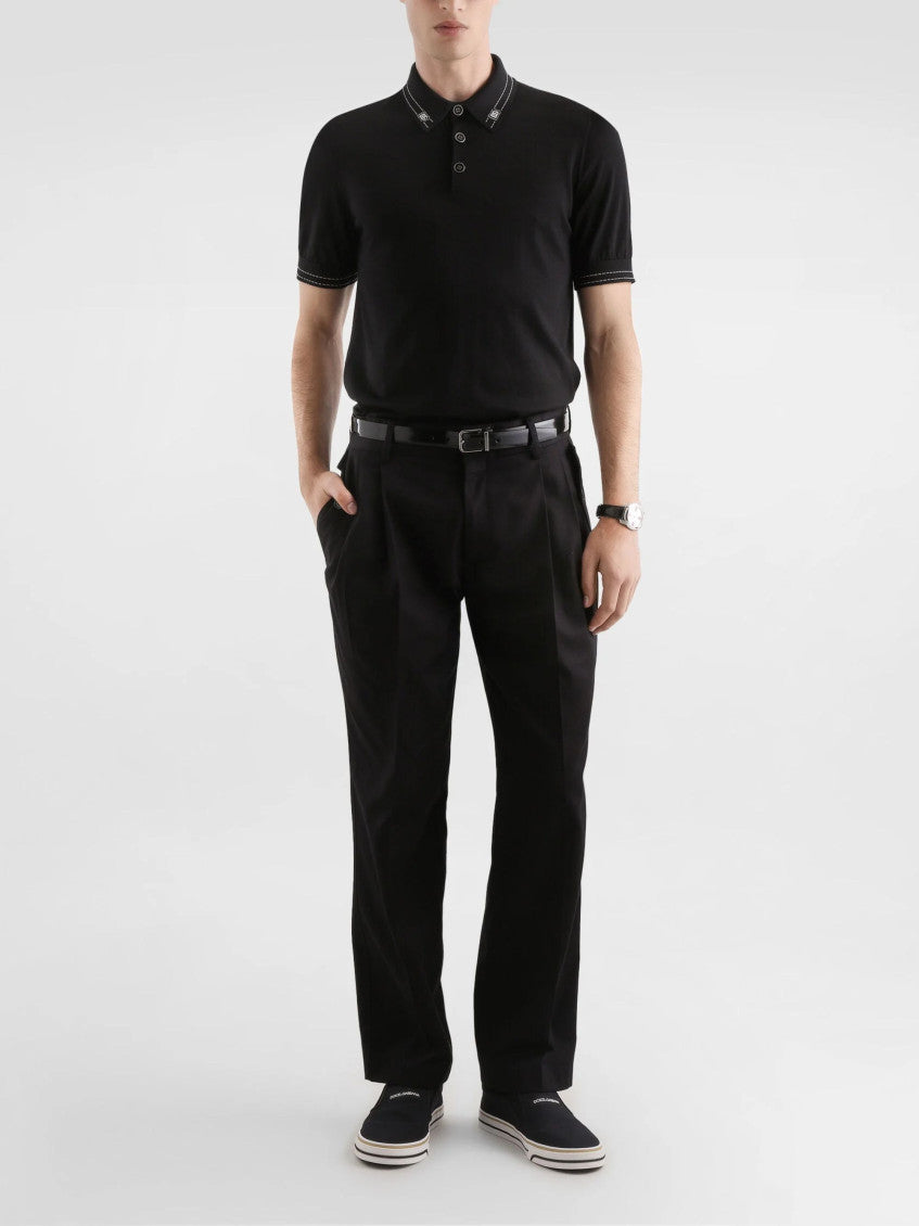 Black Logo Polo 2