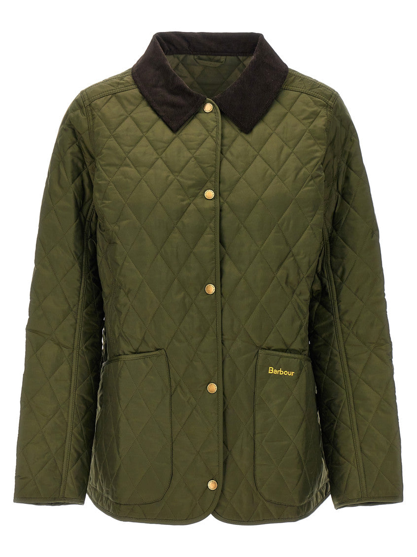 Olive Quilted Jacket 1