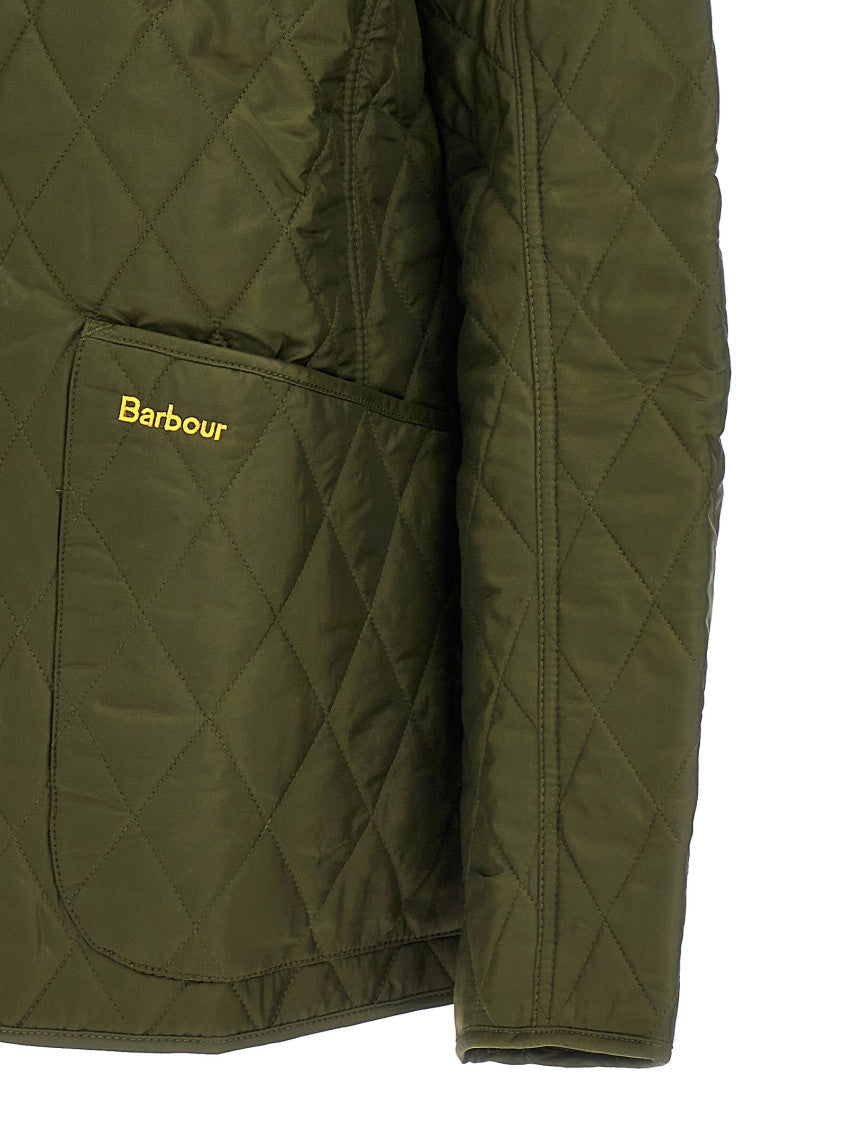 Olive Quilted Jacket 4