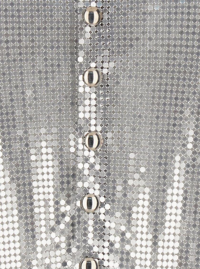 Silver Metallic Miniskirt 3