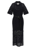 Black Openwork dress 1